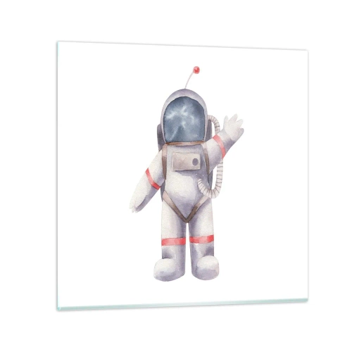 Üveg kép - Akkor szia! - 60x60 cm