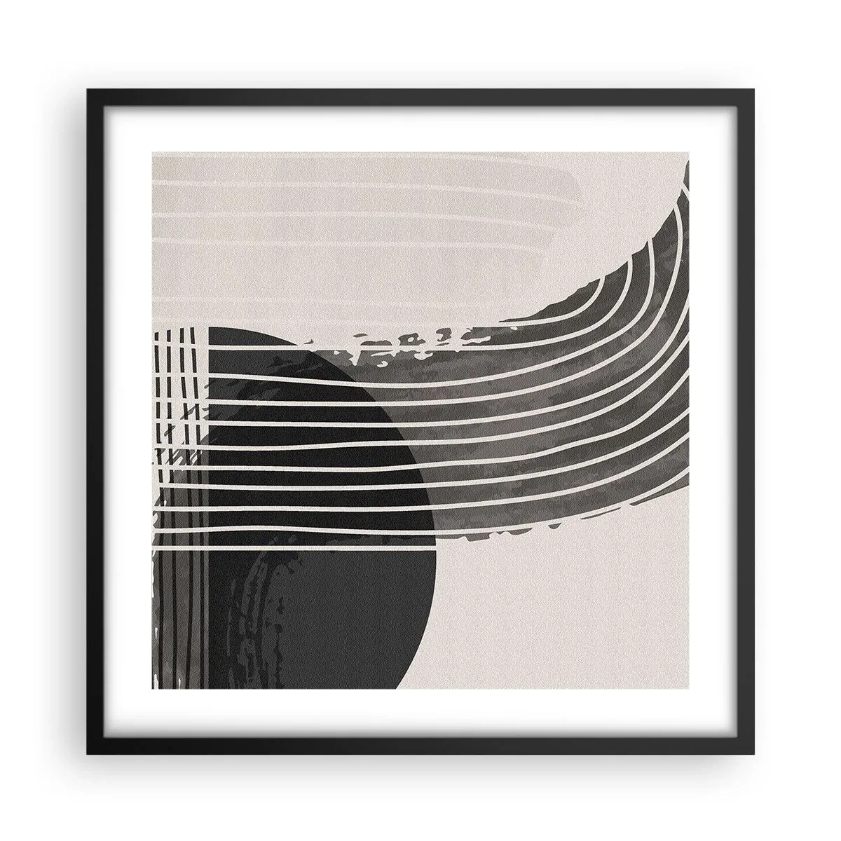 Poszter fehér keretben - Oda és vissza - 50x50 cm