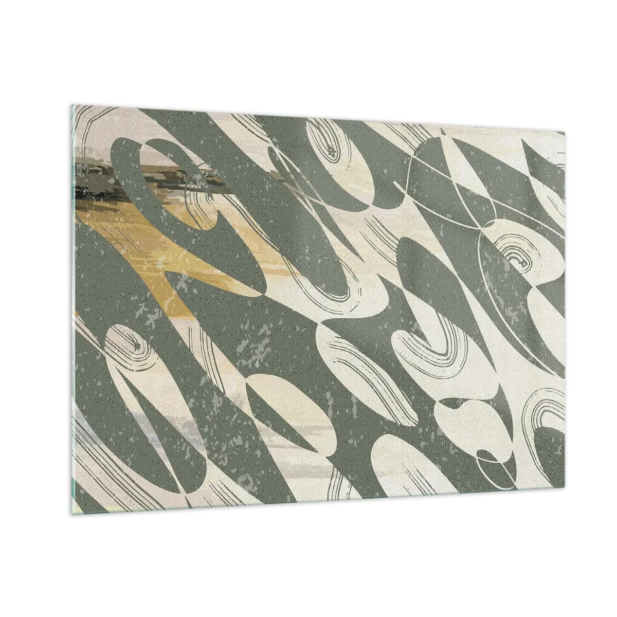 Üveg kép - Ritmikus absztrakció - 100x70 cm