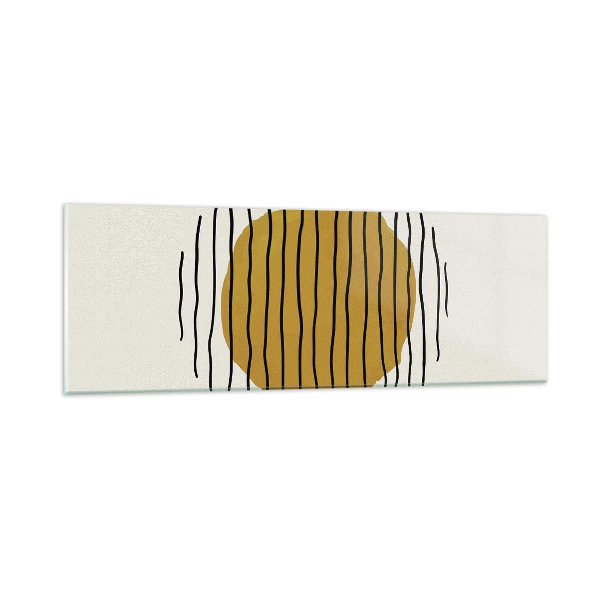 Üveg kép - A hőtől remegő absztrakció - 90x30 cm