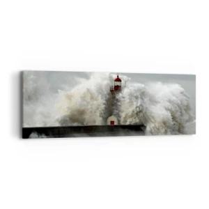 Vászonkép - Az óceán haragja - 90x30 cm