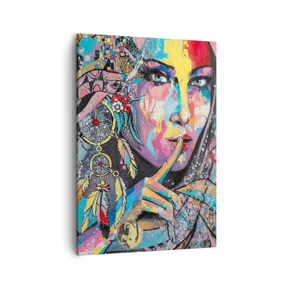 Vászonkép - Maradj csendben, amíg meg nem érted - 50x70 cm