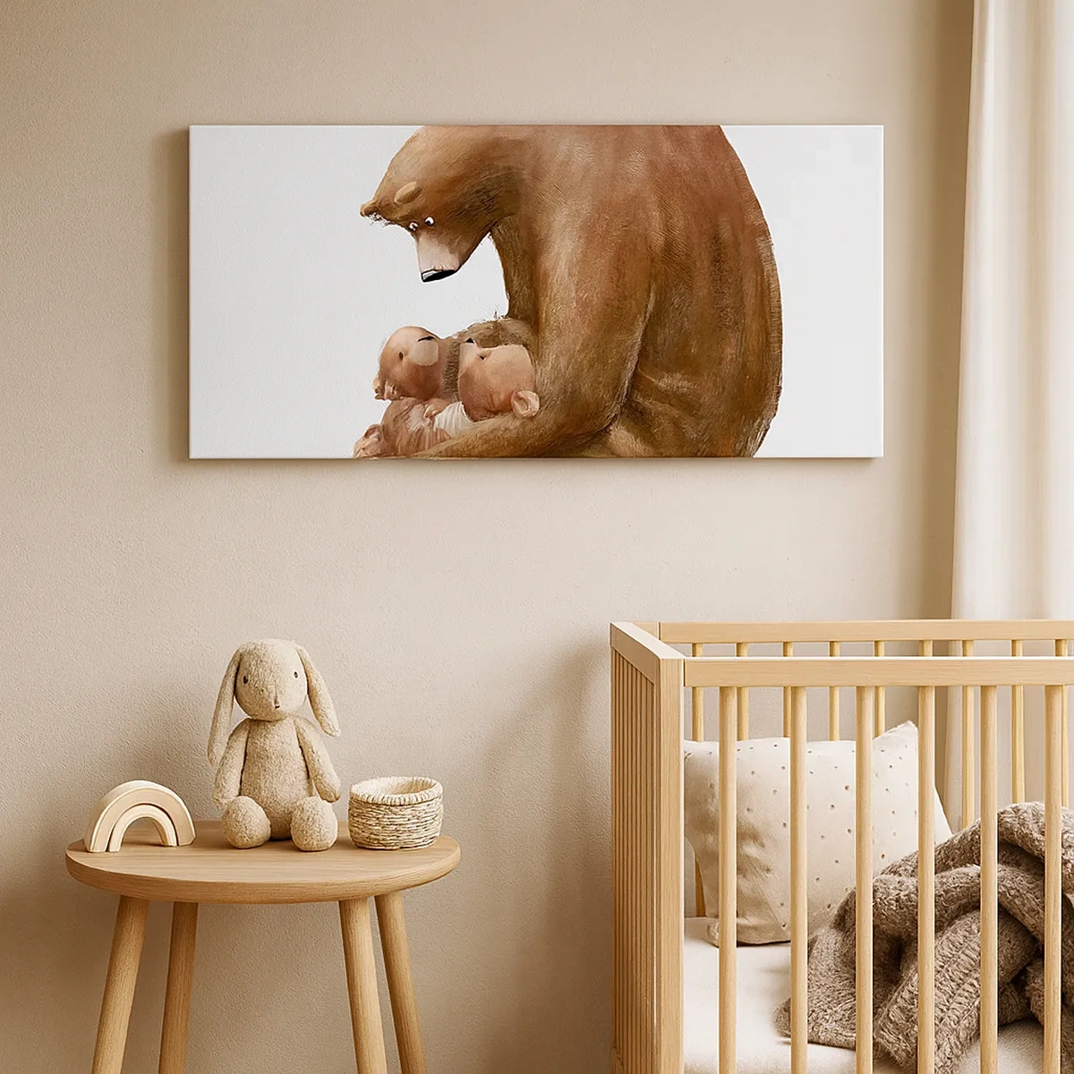 Vászonkép - Szép álmokat gyerekek - 30x30 cm