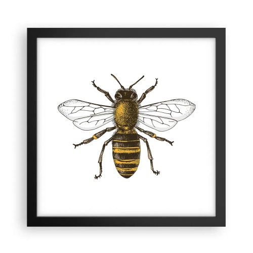 Poszter fehér keretben - Gyönyörű és jó - 30x30 cm