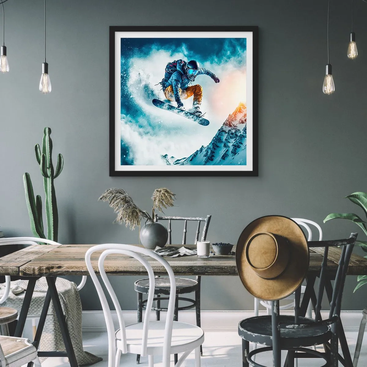 Poszter fehér keretben - Extrém érzelmek - 60x60 cm