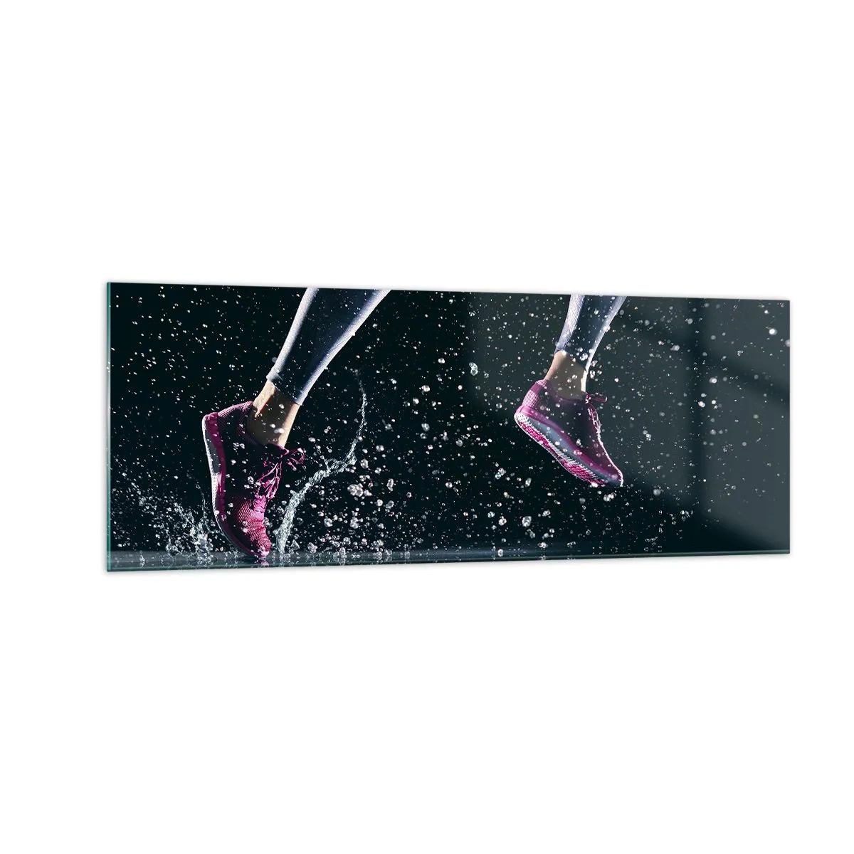 Üveg kép - Amennyi erő van a lábakban - 140x50 cm