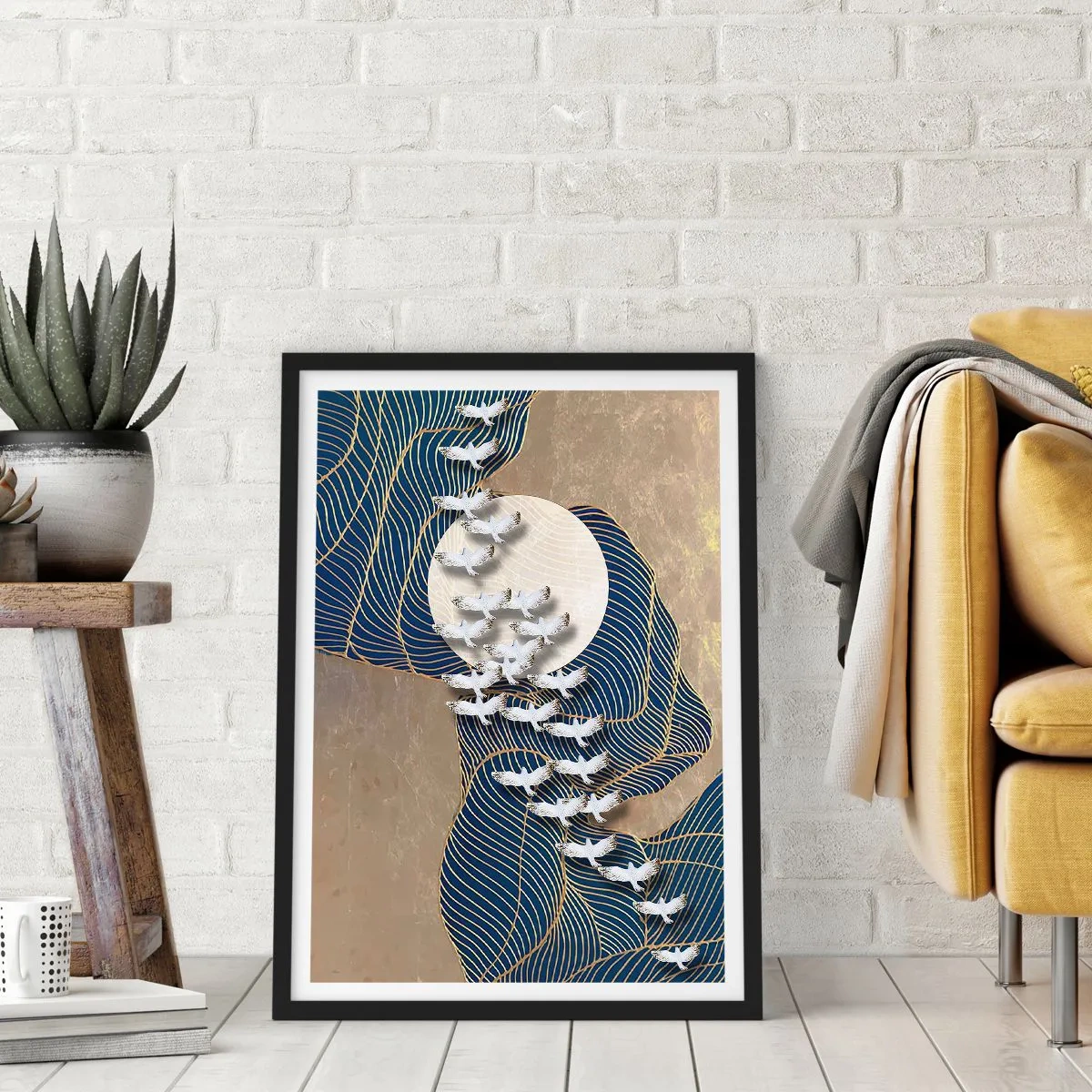 Poszter fehér keretben - Szabadság, vándorlás, közösség - 30x40 cm