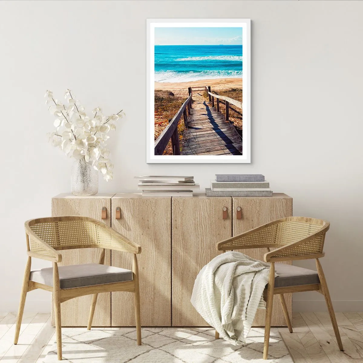 Poszter fekete keretben - Fuss! - 30x40 cm