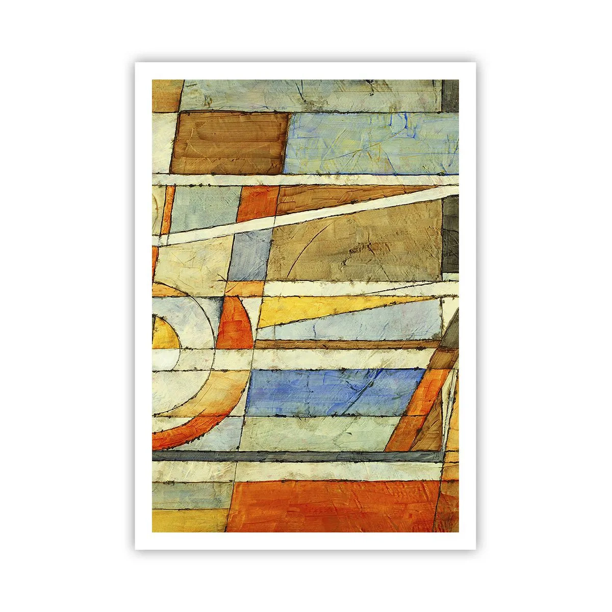 Poszter - Kubizmus az építkezésen - 70x100 cm