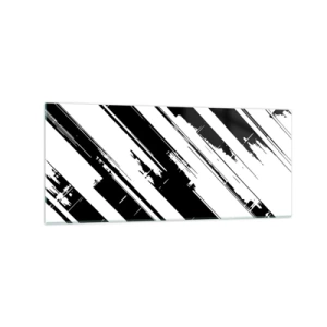 Üveg kép - Intenzív és dinamikus kompozíció - 120x50 cm