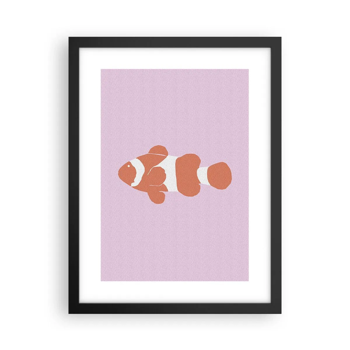 Poszter fehér keretben - Illik a korall az arcához és a farkához - 30x40 cm