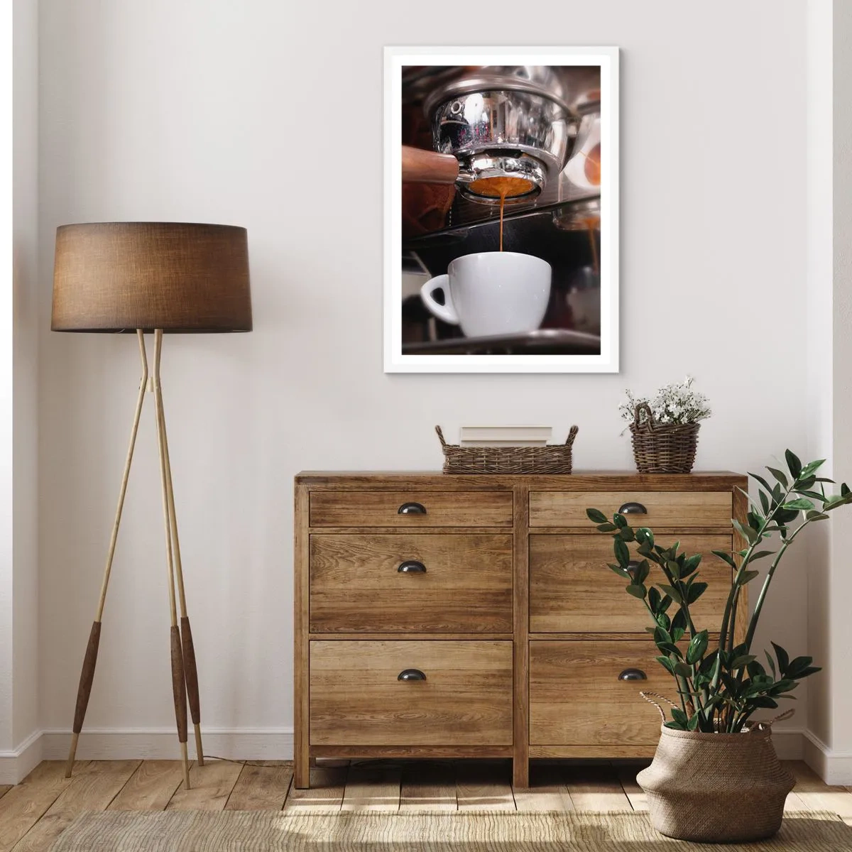 Poszter fekete keretben - A nap egy jó pillanata - 50x70 cm