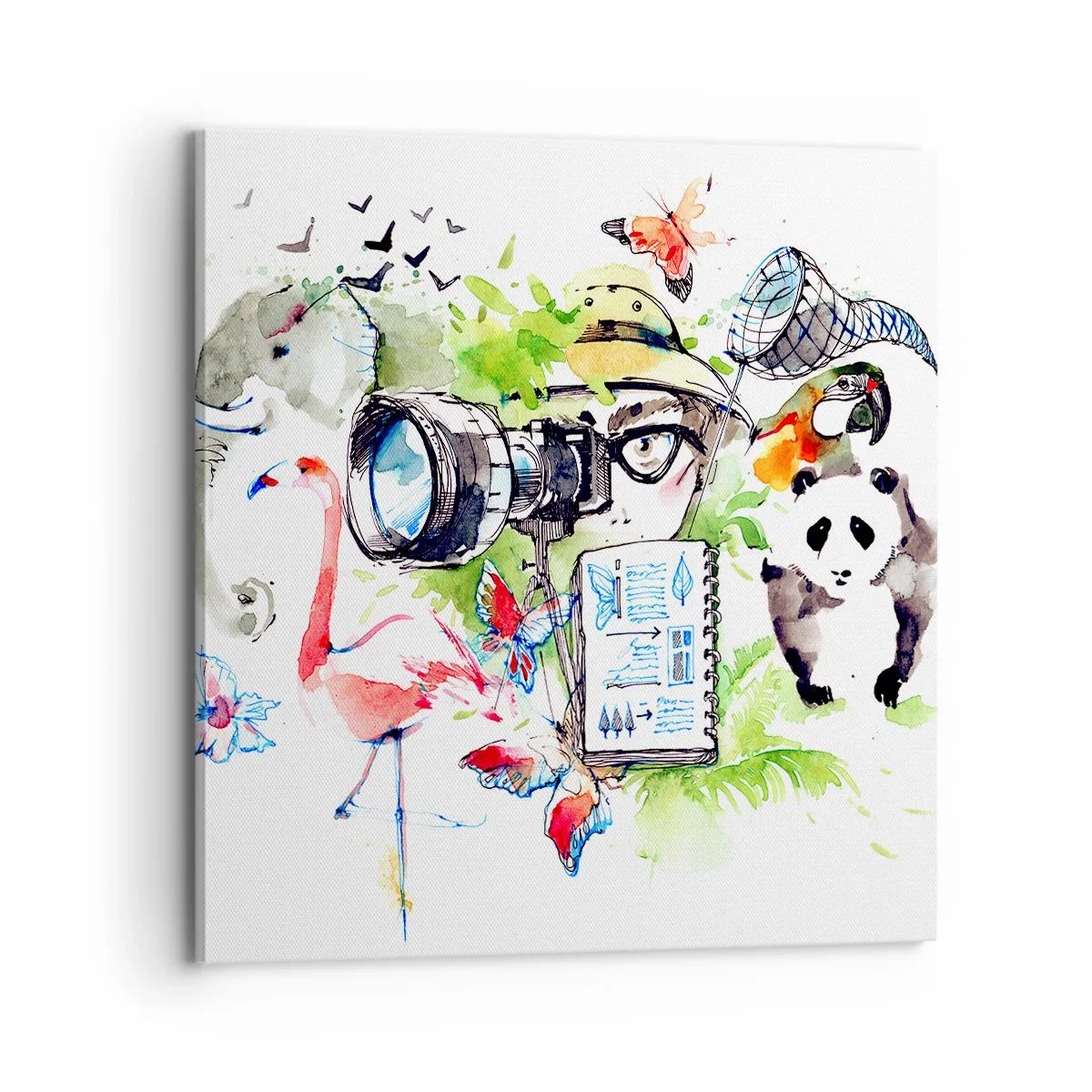 Vászonkép - Az utazó lencséjében - 70x70 cm