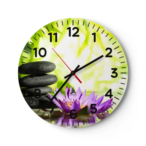 Falióra, Óra - Egy bambusz bokorban - 40x40 cm