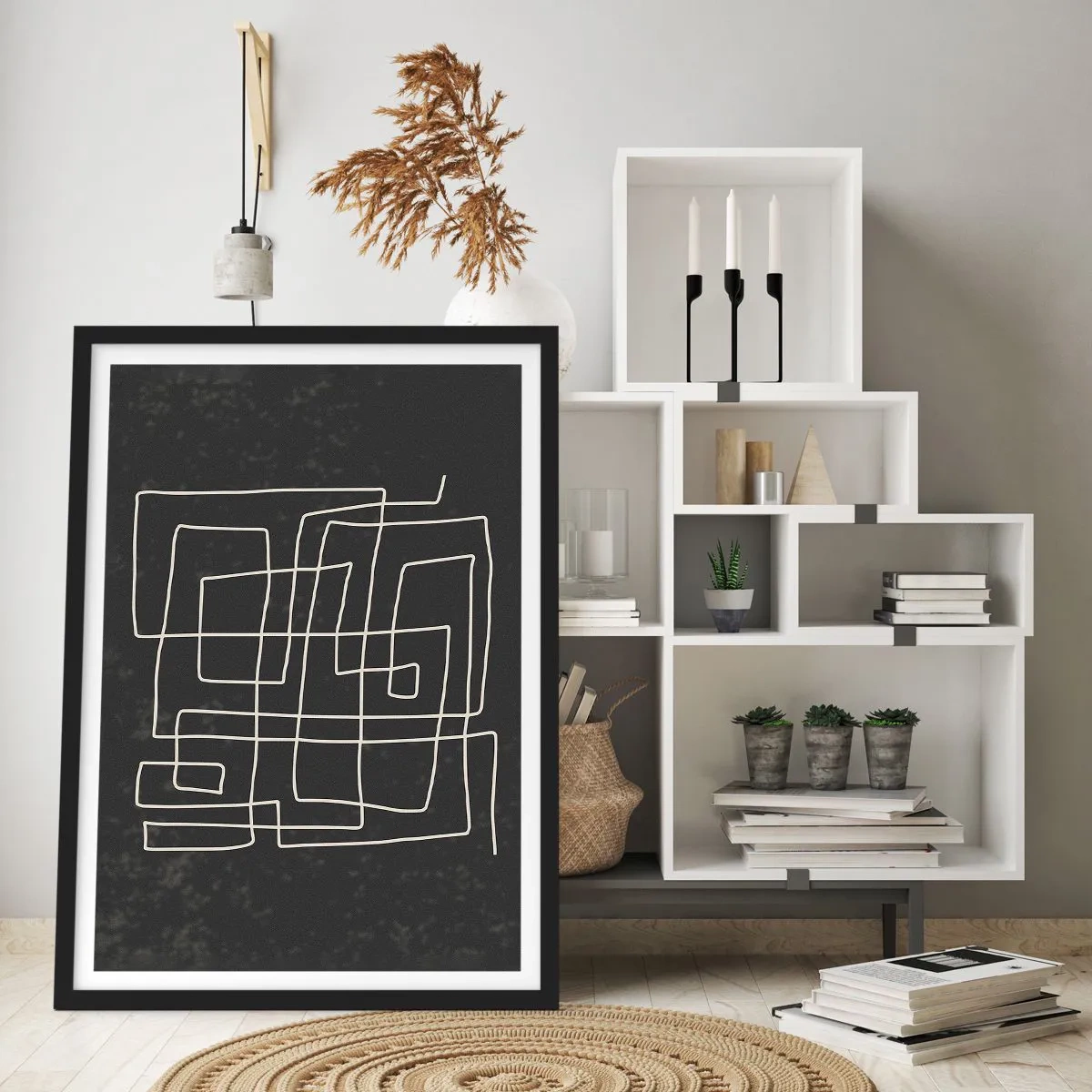 Poszter fehér keretben - Nem olyan egyszerű - 70x100 cm