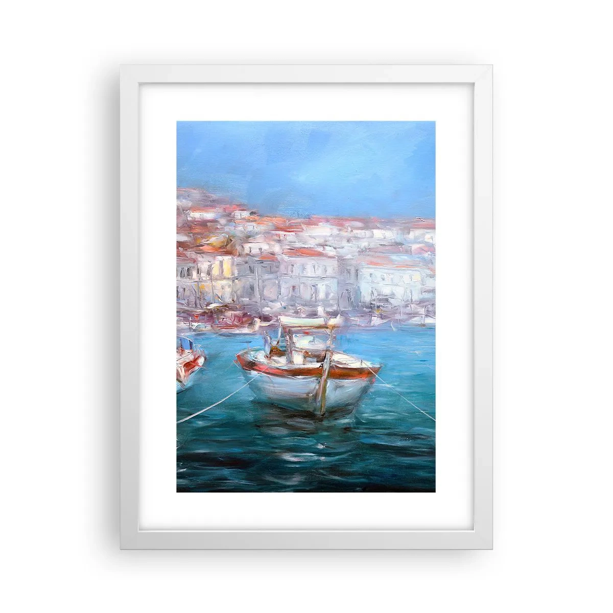 Poszter fekete keretben - Olasz öböl - 30x40 cm