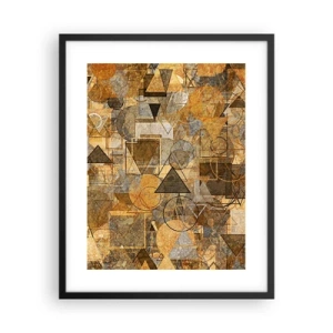 Poszter fehér keretben - Formában a világ - 40x50 cm