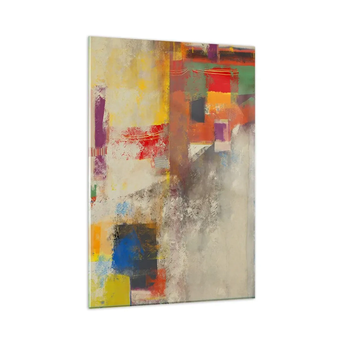 Üveg kép - Színgeometria - 80x120 cm