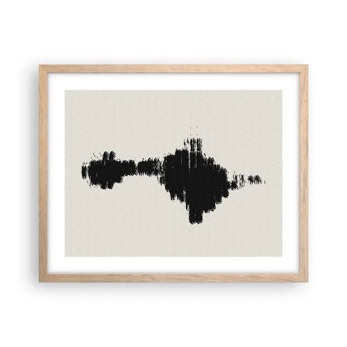 Poszter világos tölgy keretben - A képzelet rezgései - 50x40 cm