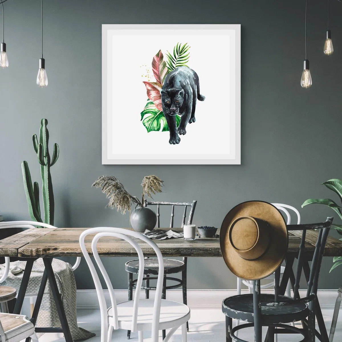 Poszter fekete keretben - A szív vadsága - 30x30 cm