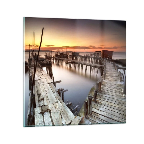 Üveg kép - Hiteles, nem turistabábu - 60x60 cm