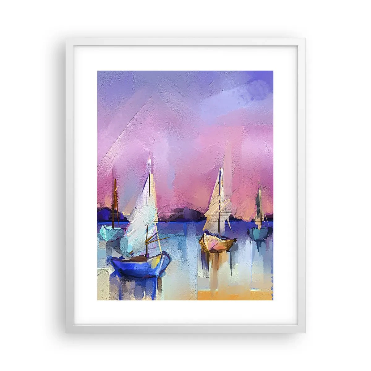 Poszter fekete keretben - Irány: széles vizek - 40x50 cm