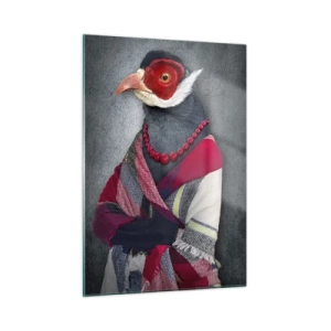 Üveg kép - Mit csinálok itt?! - 50x70 cm