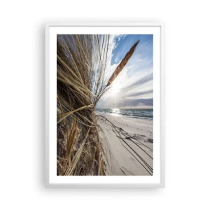 Poszter fekete keretben - Az elemek találkozása - 50x70 cm