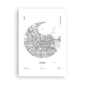 Poszter - Doha anatómiája - 70x100 cm