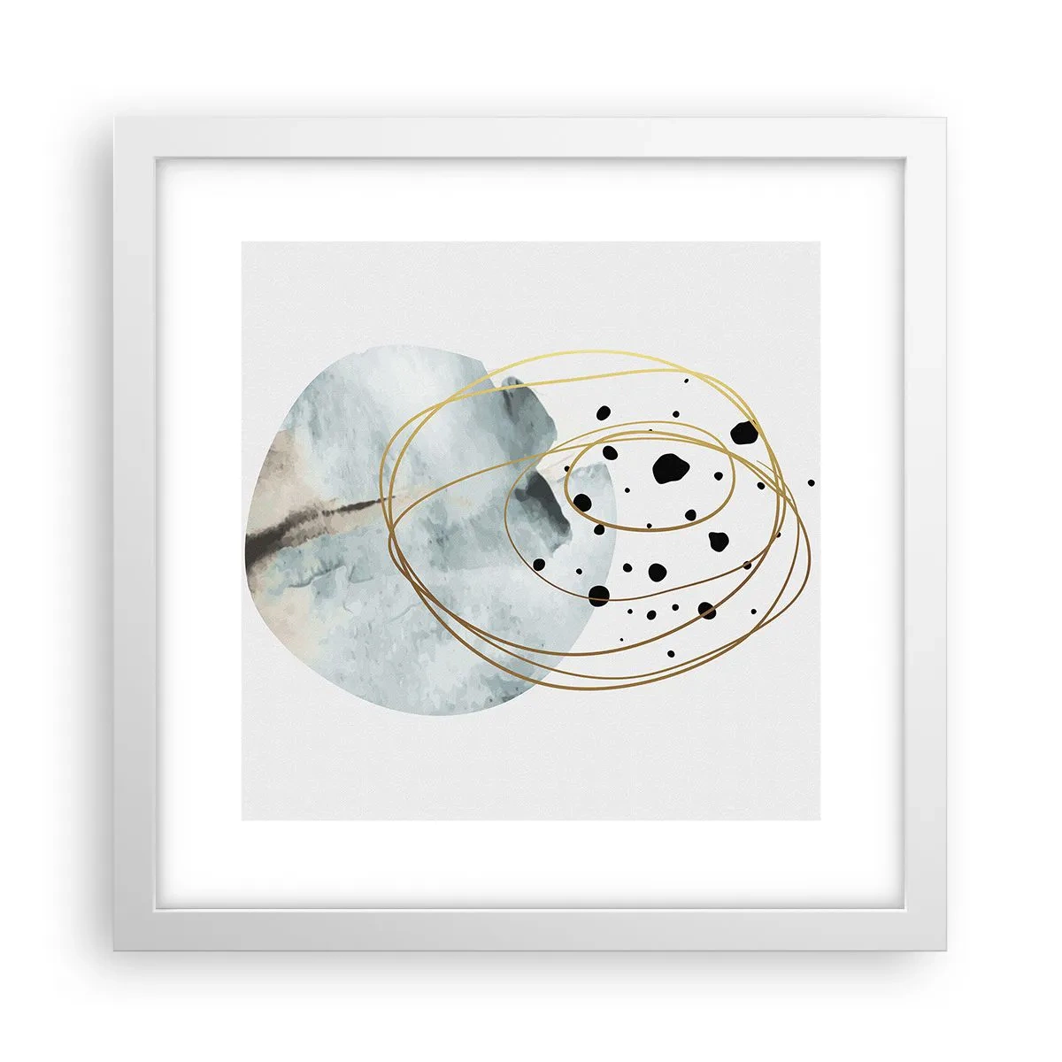 Poszter fekete keretben - Az ölelő térben - 30x30 cm