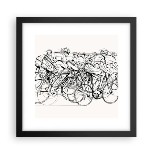 Poszter fehér keretben - Együtt, a csapatban - 30x30 cm