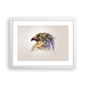 Poszter fekete keretben - Egy harcos portréja - 40x30 cm