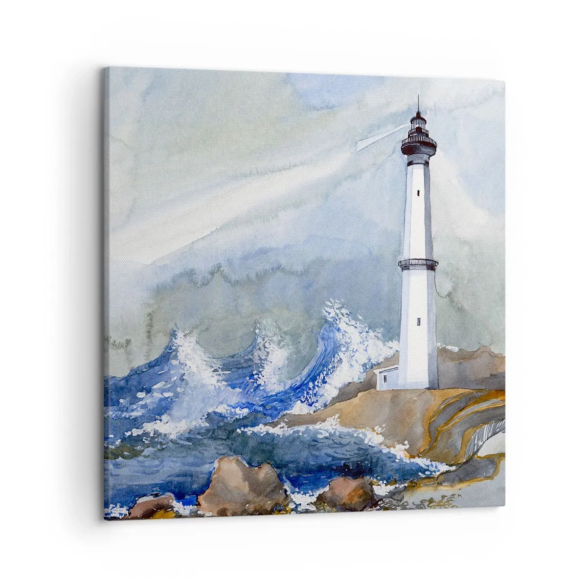 Vászonkép - A sötétséggel és a viharral szemben - 50x50 cm