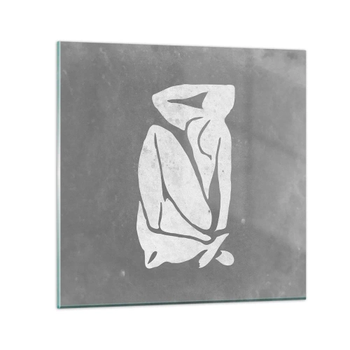 Üveg kép - Álmélkodásban - 30x30 cm