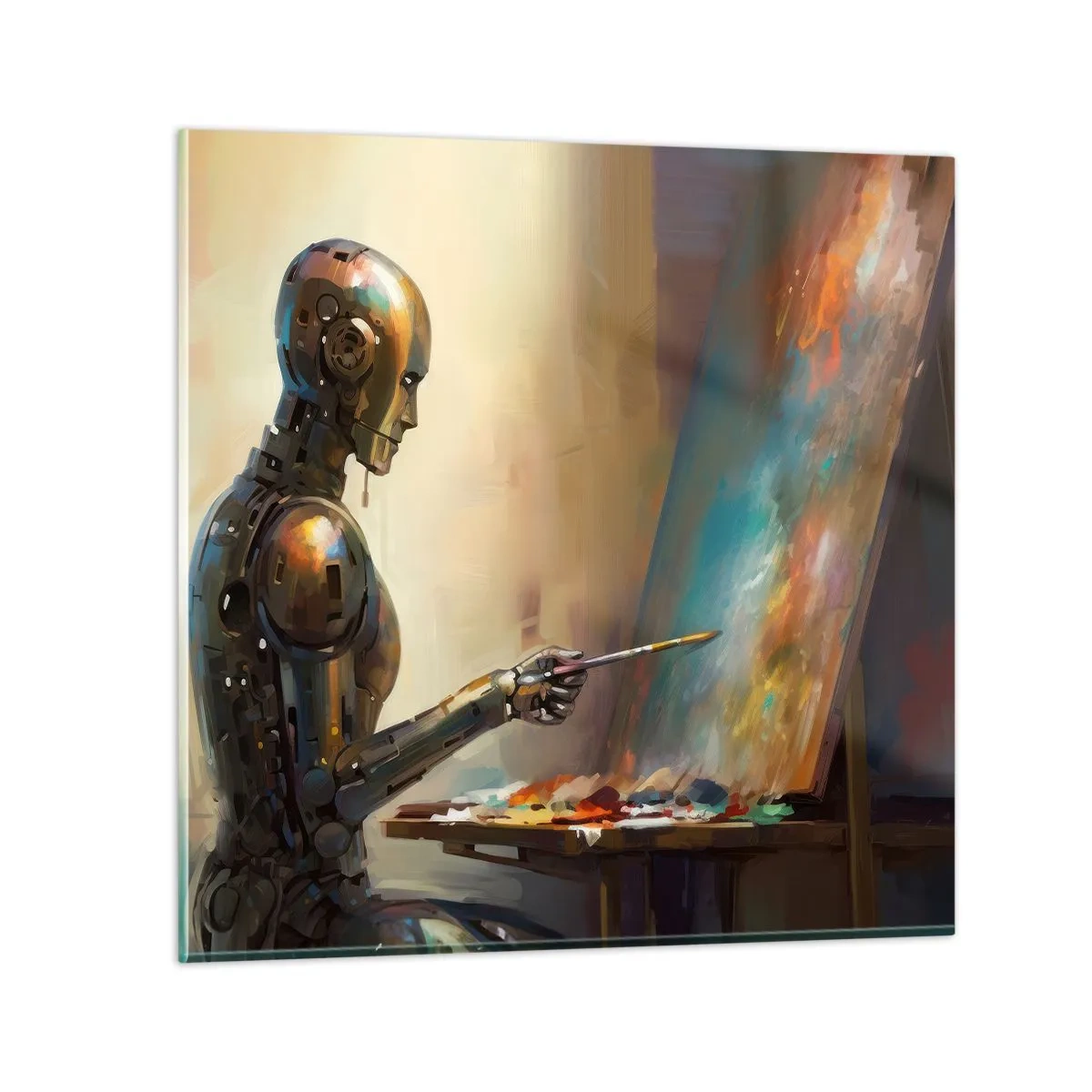 Üveg kép - A jövő művészete - 50x50 cm