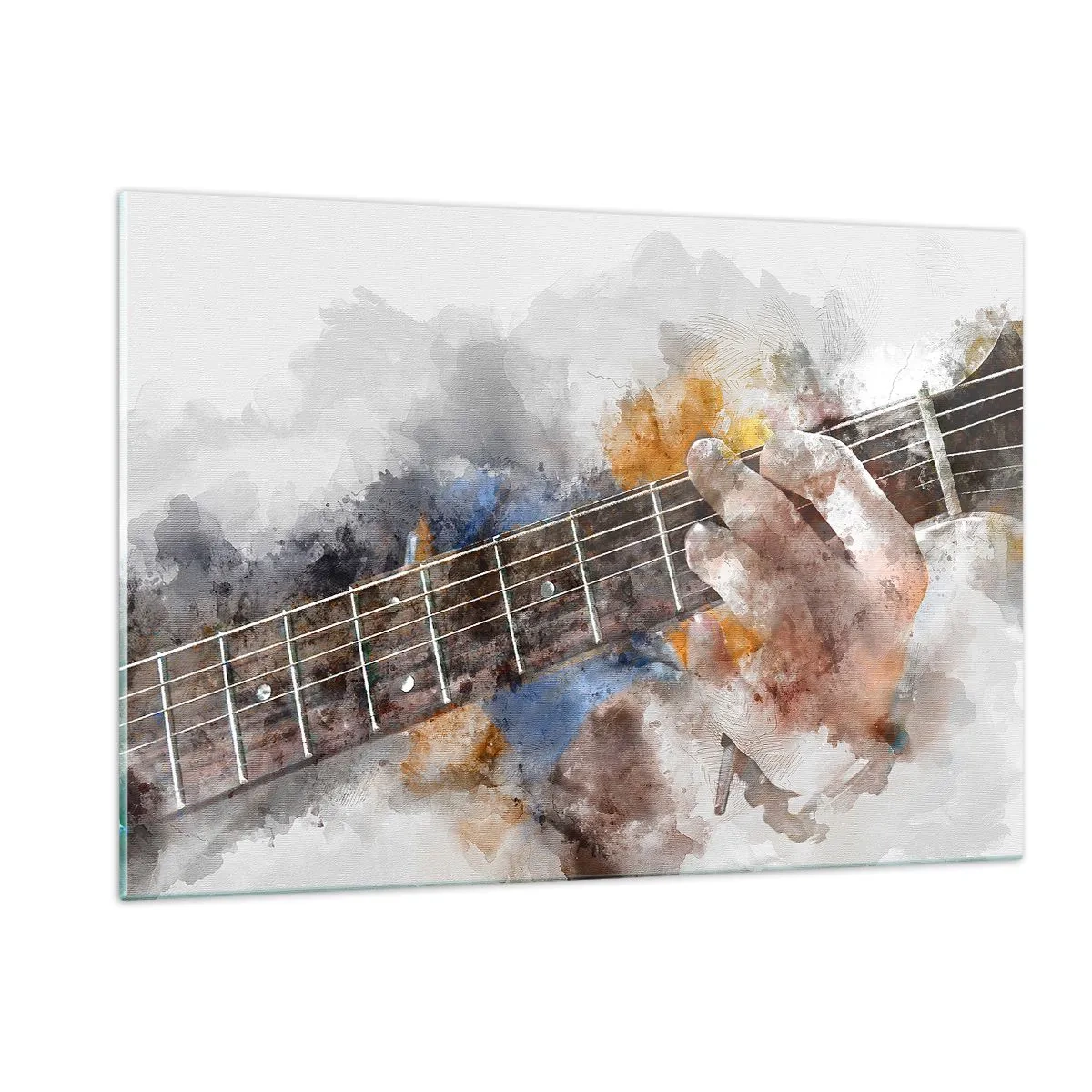 Üveg kép - Költészet a húrok között - 120x80 cm