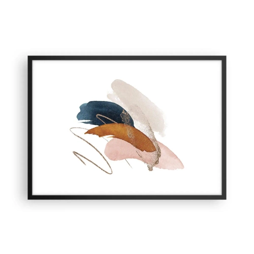 Poszter fehér keretben - Szárnyas kompozíció - 70x50 cm