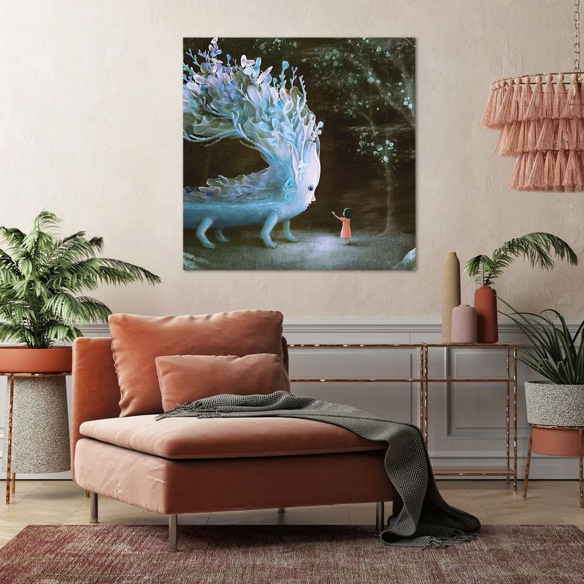 Vászonkép - Fantasztikus találkozás - 70x70 cm