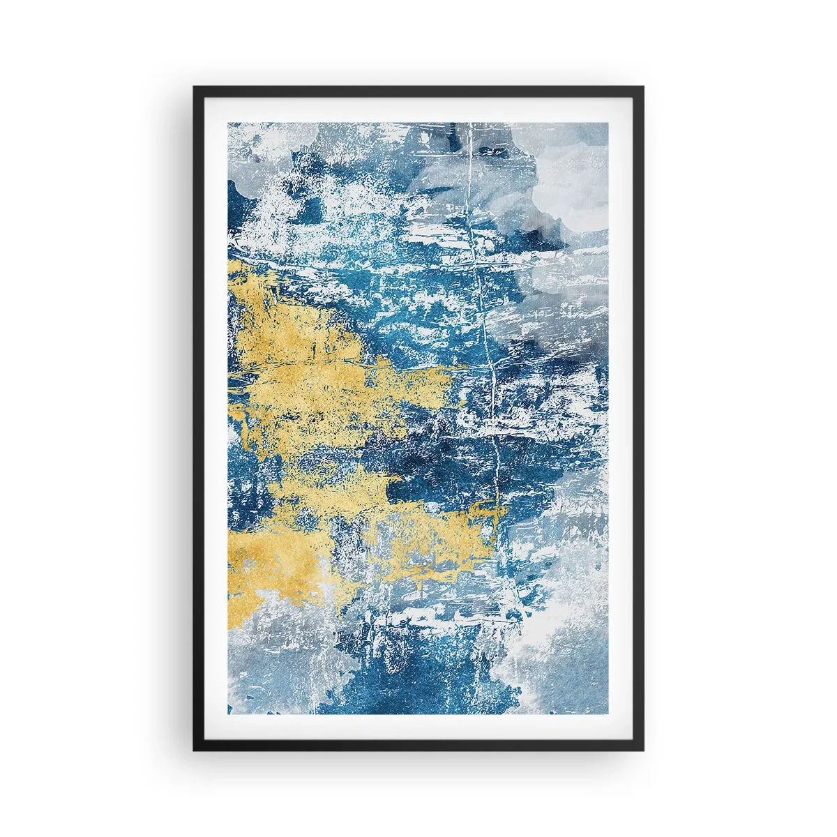 Poszter fehér keretben - Derűs absztrakció - 61x91 cm
