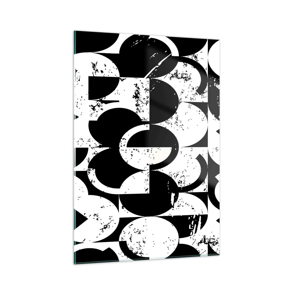 Üveg kép - A fehér fehér, a fekete pedig fekete - 50x70 cm