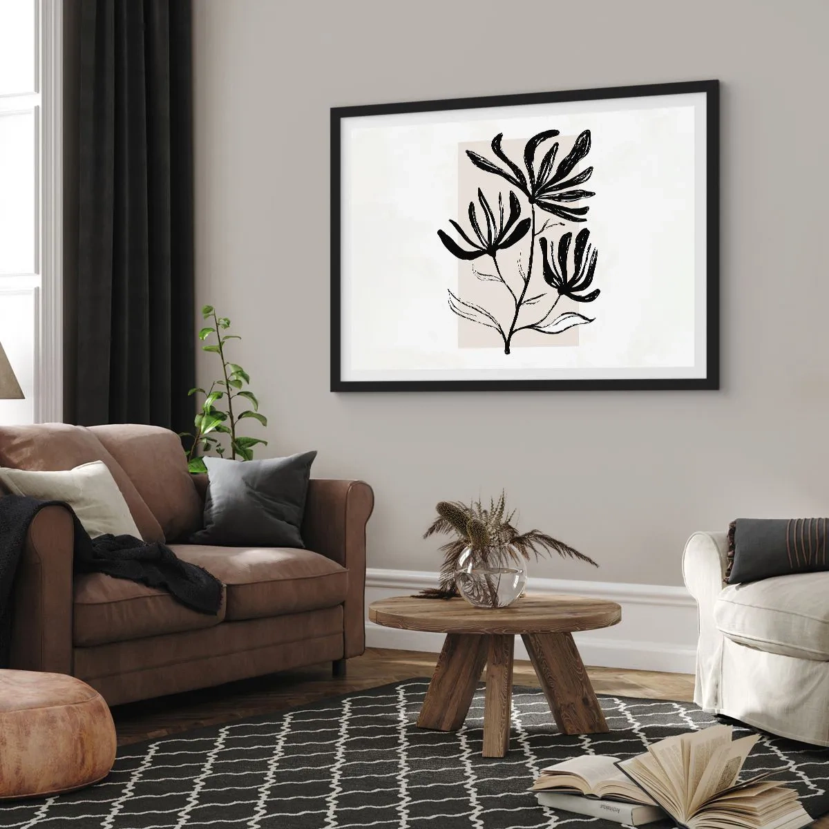 Poszter fehér keretben - Vázlat egy herbáriumhoz - 100x70 cm