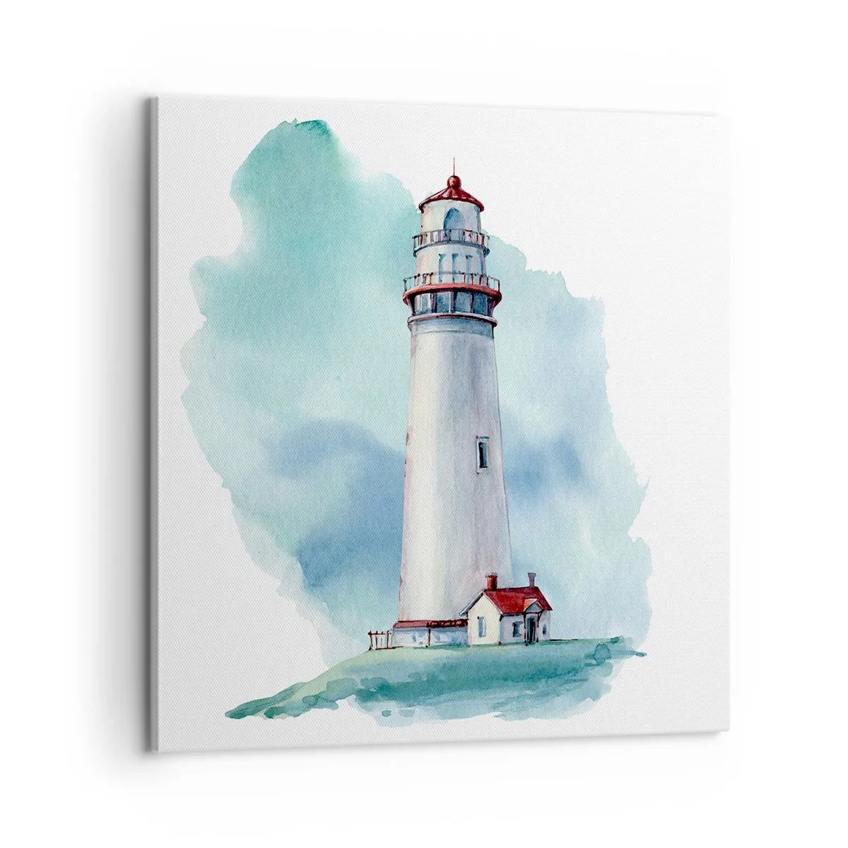 Vászonkép - A kék szelíd húga - 60x60 cm