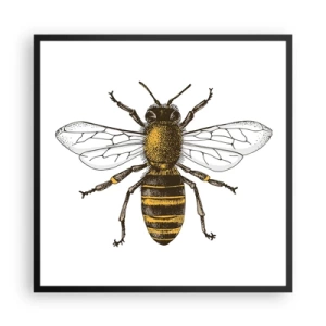 Poszter fehér keretben - Gyönyörű és jó - 60x60 cm