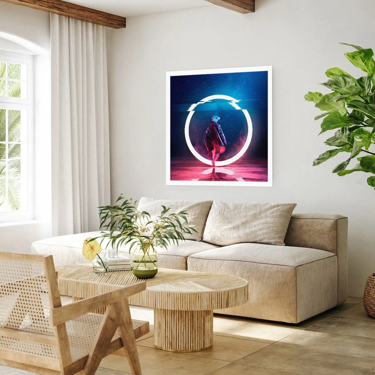 Poszter - Világok között - 60x60 cm