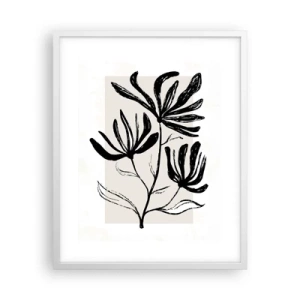 Poszter fekete keretben - Vázlat egy herbáriumhoz - 40x50 cm