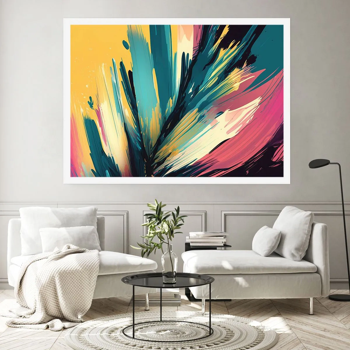 Poszter - Kompozíció - az öröm robbanása - 91x61 cm