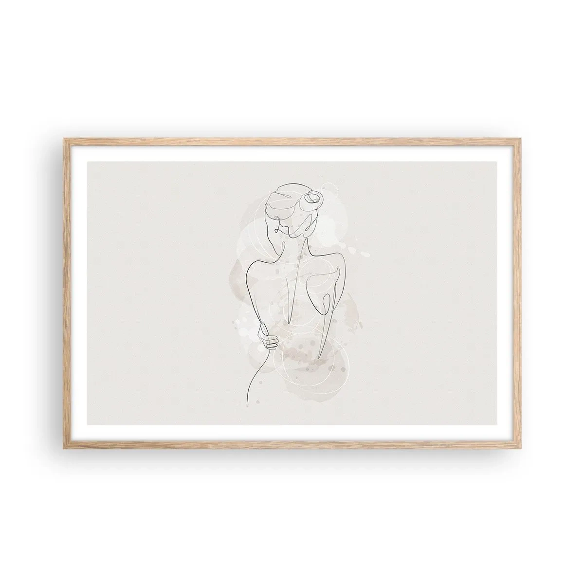 Poszter világos tölgy keretben - Mint egy érzékeny hangszer - 91x61 cm