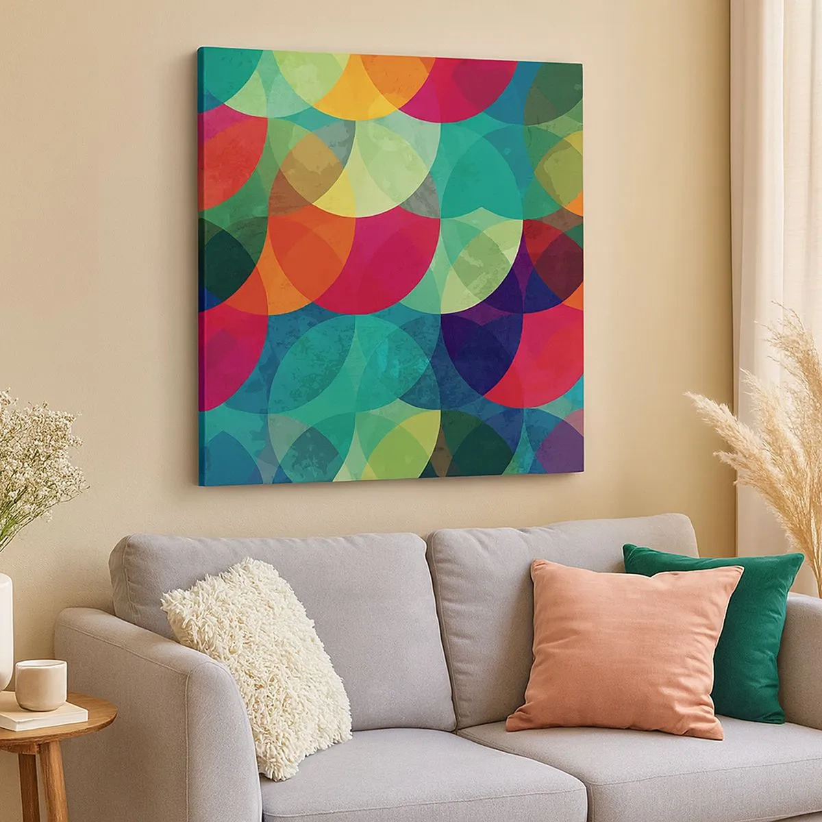 Vászonkép - Felszívárványság - 30x30 cm