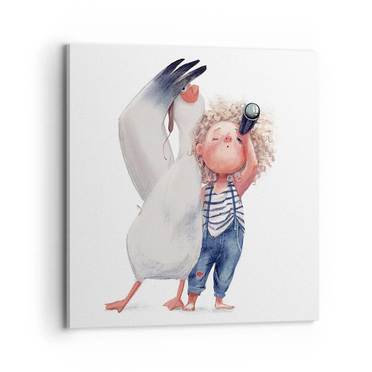 Vászonkép - Nagy utazási terve - 70x70 cm