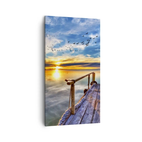Vászonkép - Megnyugszik a szél - 45x80 cm